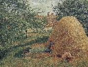 Camille Pissarro nap of the peasant woman oil painting reproduction